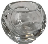 Small Fine Rogaska Crystal Dish, Tea Light