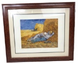 Van Gogh, La Meridienne Framed Print