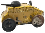 Vintage Wind Up Tin Toy Tank by Marx, circa 1930's