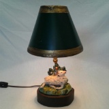 Ceramic Reclining Ram Bedside Lamp