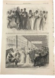 Rare Original Page of Harper's Weekly Newspaper, June 30, 1866
