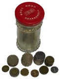 Jar full of Coins from Hong Kong