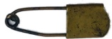 Vintage Brass Safety Pin