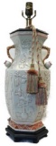 Art Pottery Vase Lamp