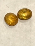 2 Loose Yellow Sapphire Gemstone