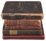 Five Antique Books, Three 19th Century, Two Early 20th Century