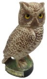Vintage Beam Brown Screech Owl Decanter by Regal China