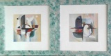 2 Modernism Art Oil Paintings