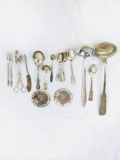 Large Group Silver Plate Serving Flatware