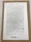 Official Court Issued Copy of Document Last Will and Testament dated 1794