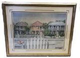 Framed Print Key West, by Marcy Chapman, Signed