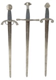 Three Miniature Display Swords of Great Knights of Spanish History