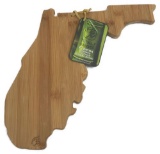 Unique New Bamboo Cutting Board in the Shape of the Unique State of Florida