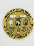 Challenge Coin - Master Sergeant Airborne 626th Support Assurgam/101st Airborne Division LOT 1