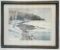 Framed Phil Auston Signed Print, 