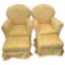 2 Upholstered Little Castle Children's Chairs