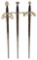 Collection of 3 Medieval Swords of the Great Knights of Spanish History, form Toledo