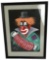 Luky Paris Clown with Accordion Framed Art