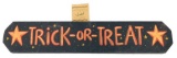 Cute Trick Or Treat Halloween Sign