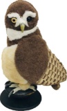 Halloween Decor, Plush Owl on Stand