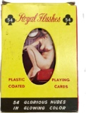 Vintage Nude Playing Cards - Royal Flushes 54 - 70's/80's
