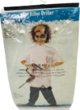 NOS Child's Halloween Costume Dr. Killer Driller Size L