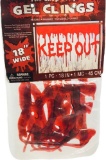 NOS - Gell Cling - Halloween - Keep Out - Window Dressing