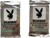 2 Unopened Packs of vintage Playboy Centerffold Collector Cards - The January Edition - 1993