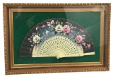 Antique Painted Fan