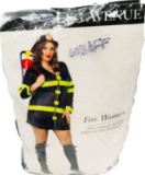 NOS Women's Holloween Costume Hot Spot Honey Firefighter Size 1x-2x Leg Avenue