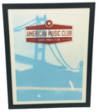 American Music Club Concert Poster, The Reunion Tour, Fall 2004