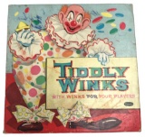 Vintage Tiddly Winks Board Game, 1958