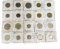 Lot of 20 carded Foreign Coins some uncirculated WORLD COINS