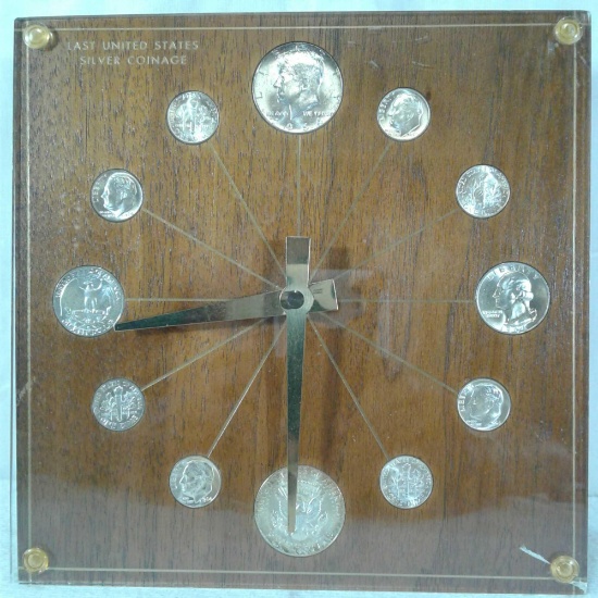 "Last United States Silver Coinage" 1964 Coin Clock. by Marton Kay