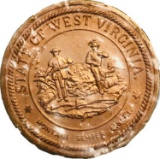 1863-1963 West Virginia Centennial Medal Green Bank Telescope