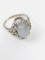 18K Diamond and Star Sapphire Ring