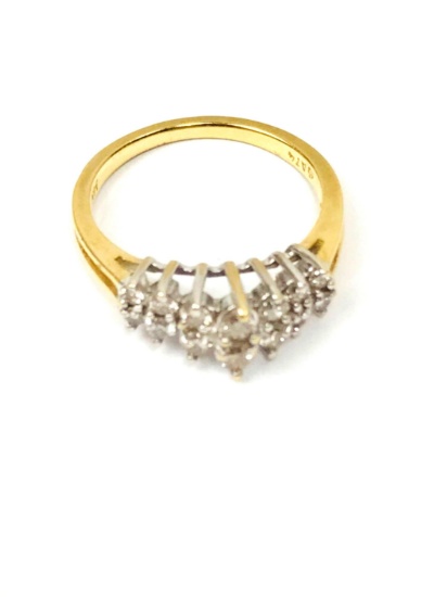 14K Gold and Diamond Ring