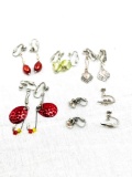 Assortment of Vintage Clip On Earrings