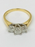 14K Gold and Diamond Ring Estate Jewelry