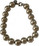 Tiffany & Co Sterling Silver Beaded Bracelet