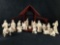 1993 China Jewels First Blessing Nativity Scene by Lenox 17 Piece Lot