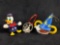 Walt Disney Donald Duck Fantasia Ornament Lot of 3