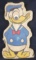 Disney Donald Duck Hot Pad or Warmer Vintage Stuffed Signed Hand Sewn