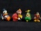 Vintage Disney Donald Duck Figures Lot Of Four