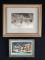 Vintage Silver Etchings by Franklin Mint and Norman Olley