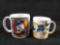 Lot of 2 Walt Disney World Donald Duck Mugs