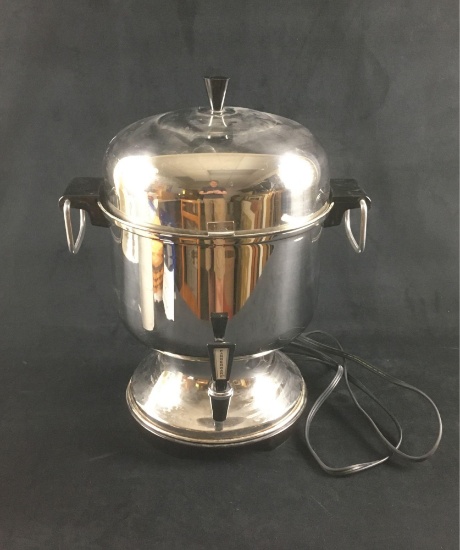 Vintage Farberware Model L 1360 36 Cup Urn Style Coffee Percolator