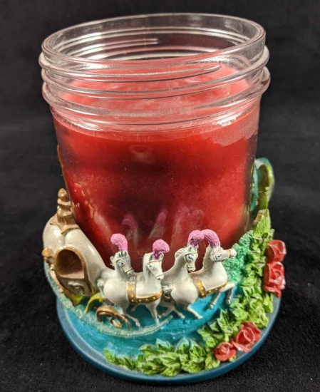 Disney 3D Cinderella Candle Holder With Candle