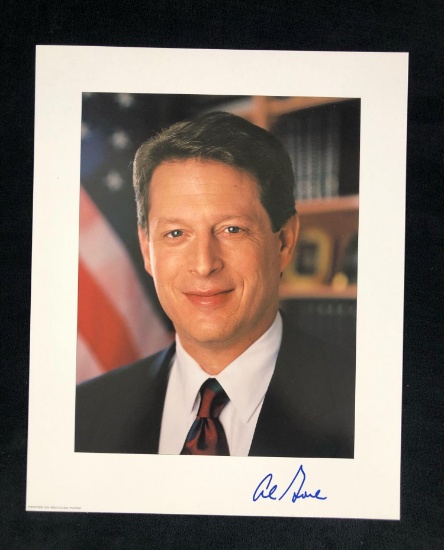 Autographed photo of Al Gore, Vice President
