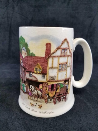 Vintage Old Coach House Woodhampton Beer Mug Stein